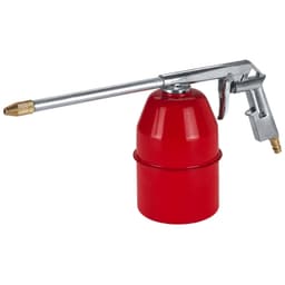 Spraypistol med sugflaska, tillbehör tryckluft