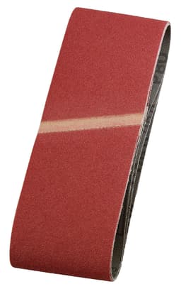 Slipebånd til båndsliper, 75×457 mm, korn 80, 3 stk., på SB-kort