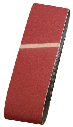 Slipebånd til båndsliper, 75×533 mm, korn 80, 3 stk., på SB-kort