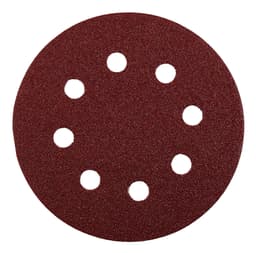 Sliperondell, 5PEX, Ø125 mm, korn 40, på SB-kort