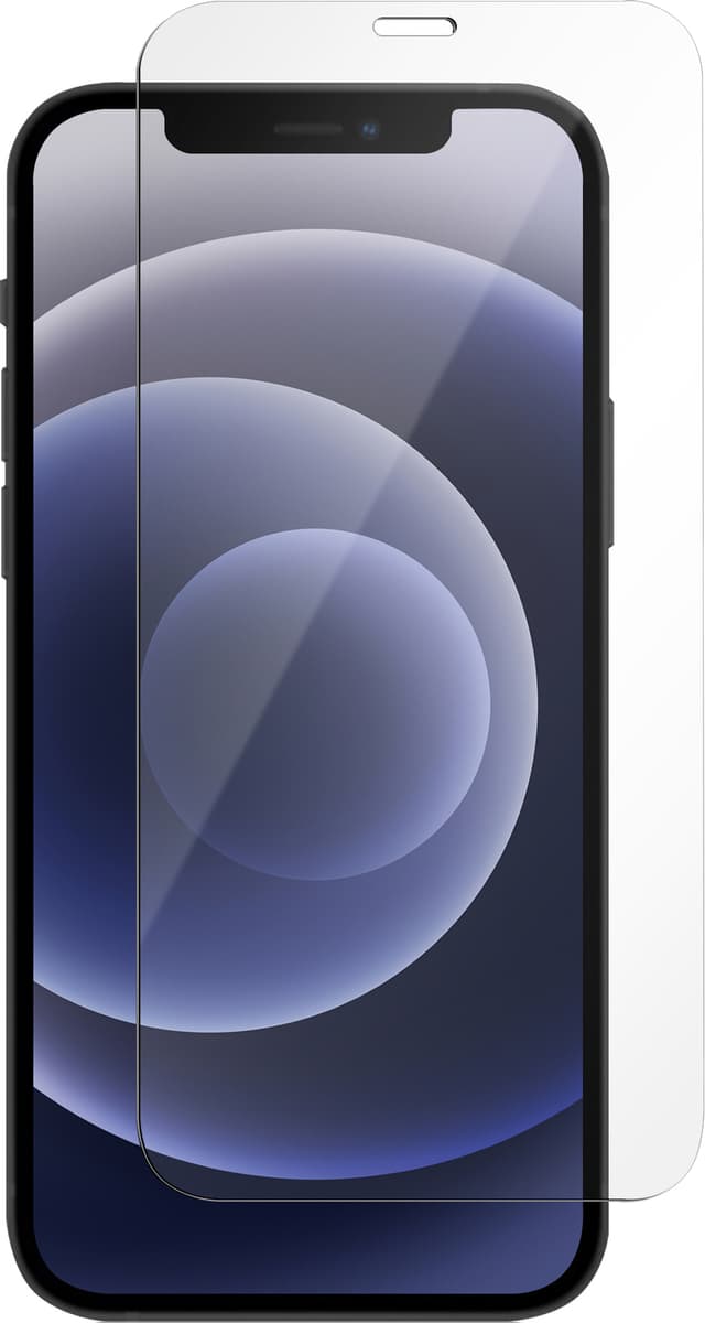 Panzer Full-Fit iPhone 12/12 Pro skärmskydd (svart)