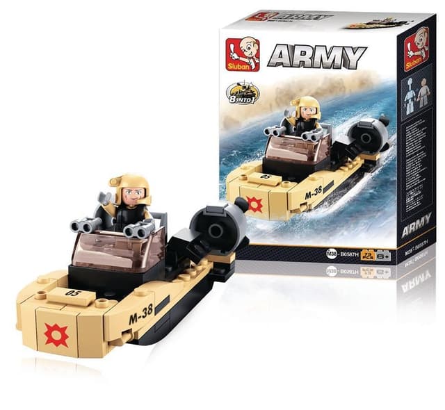 Byggblock Army Serie Assault Boat