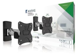 König Fullt justerbart tv-väggfäste 13 - 26""/33 - 66 cm 30 kg (KNMA-SFM20S)