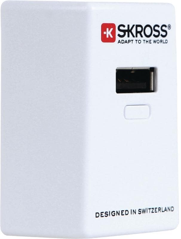 Bärbar Power Bank 1200 mAh USB Vit