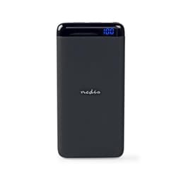 Power Bank | 15 000 mAh | 2-USB-A-utgångar 2.1A | Micro USB-ingång | Svart
