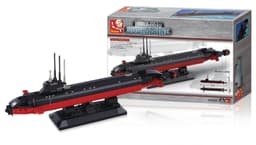 Sluban Building Blocks Aircraft Carrier Series Nuclear Submarine