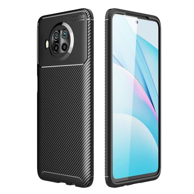 Xiaomi Mi 10T Lite Karbon fiber Texture Skal - Svart