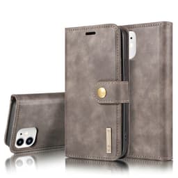 DG.MING iPhone 12 Mini Split Lommebok - cover I Lær - Grå