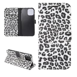 iPhone 12 Pro Max Plånboksfodral Fodral Leopard - Vit