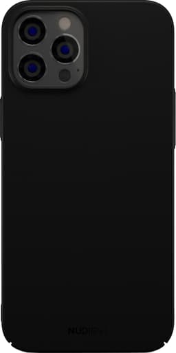 Nudient v2 iPhone 12 Pro Max tunt fodral (stealth black)
