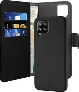 Puro 2-i-1 cover med pung Samsung Galaxy A42 5G (sort)