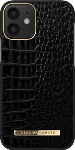 iDeal of Sweden fodral för iPhone 12 mini (neo noir croco)