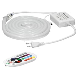ECD Germany Neon LED Strip RGB 1m dæmpbar - SMD 5050 - 60 LEDs / m - 9W / m -