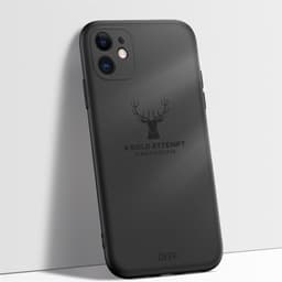 Slagsikker silikonbeskyttelse til iPhone 11 Svart