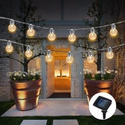 Valoketju Aurinkokennolamppu 3.8m 10 LEDs IP65