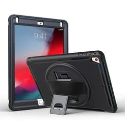 360 grader roterbar beskyttelse til iPad 9.7 inch 2017 Svart