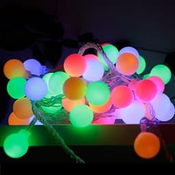 LED Slynge Baller Farge 50 LED