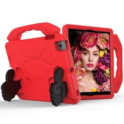 Beskyttende deksel med håndtak til iPad 4 / 3 / 2 Rød