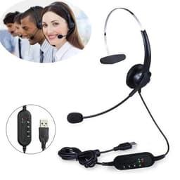 Headset med mikrofon för VOIP Samtal - USB