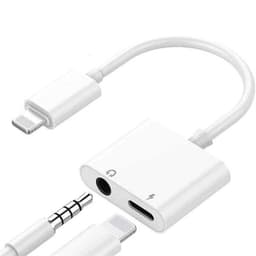 Ladd & Hörluradapter Lightning + 3,5mm till Ligtning