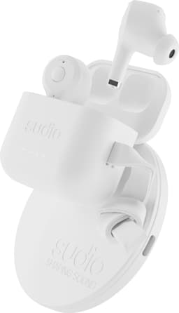 Sudio Ett True Wireless in-ear hörlurar med trådlös laddare (vit)