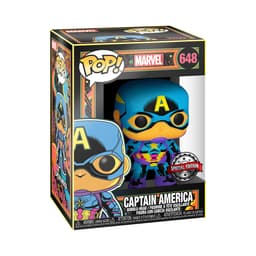 FUNKO! POP EXCLUSIVE MARVEL: BLACK LIGHT- CAPTAIN AMERICA