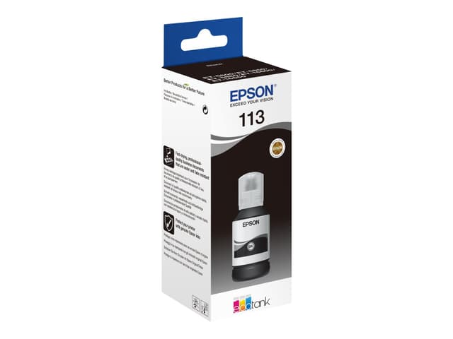 Epson 113 - svart - original - påfyllnadsbläck