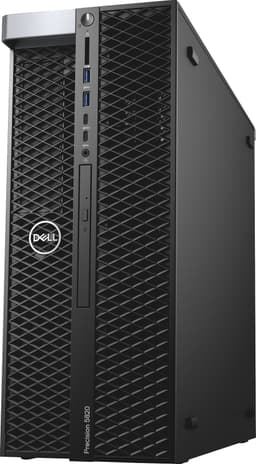 Dell Precision 5820 MDT i9/16/512 GB Tower stasjonær PC (sort)
