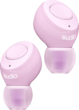 Sudio Tolv R helt trådløse in-ear hodetelefoner (pastellrosa)