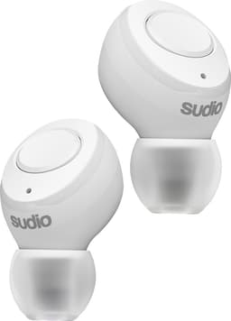 Sudio Tolv R helt trådløse in-ear hodetelefoner (hvit)