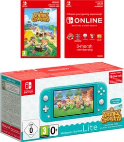 Nintendo Switch Lite Turquoise gaming konsol inkl. Animal Crossing EU