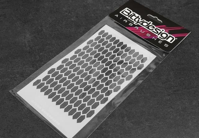 Bittydesign Stensil - Honeycomb V3
