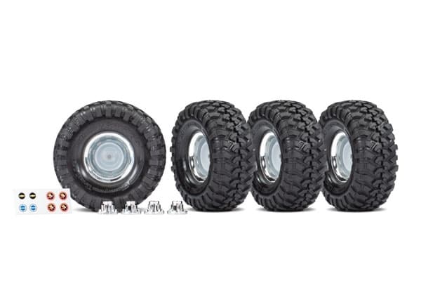 TRX-8166X Tires & Wheels Assembled 1.9 Blazer (4)