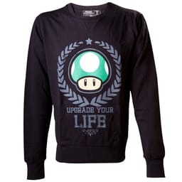 Nintendo pusero - Upgrade Your Life (musta) (XL)