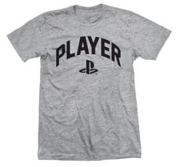 PlayStation t-paita - logo (harmaa, M)