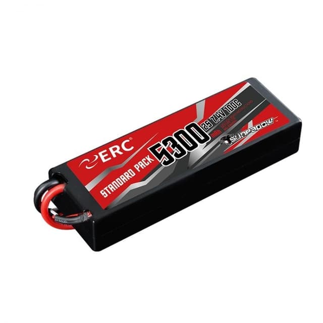 2s  5300mAh -100C - Sunpadow ERC LiPo - Deans