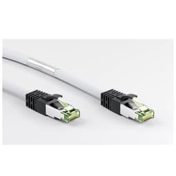 Goobay Nätverkskabel 8.1 S/FTP - 0.25m Vit