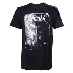 T-shirt Fallout 4 - Brotherhood of Steel - sort (XXL)