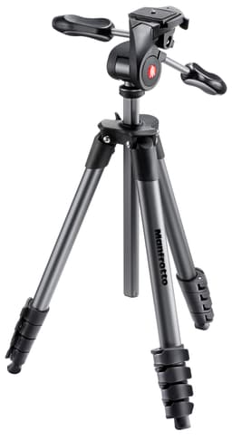 Manfrotto Compact Advanced stativ - sort