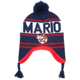 Nintendo Super Mario beanie hue (blå/rød)