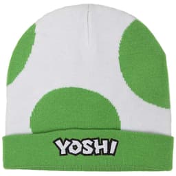 Nintendo Super Mario Yoshi Egg mössa (vit/grön)
