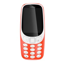 Nokia 3310 mobiltelefon (rød) - Kun 2G