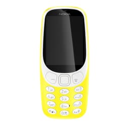 Nokia 3310 mobiltelefon (gul) - Kun 2G