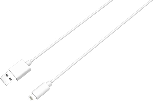 Essentials USB-A till Lightning MFi-kabel 1m (vit)