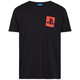 PlayStation T-shirt svart/röd (S)