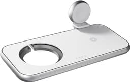 4in1 Laddare Designad för Magsafe  10W + Plats för Magsafe + USB-A + Apple Watch