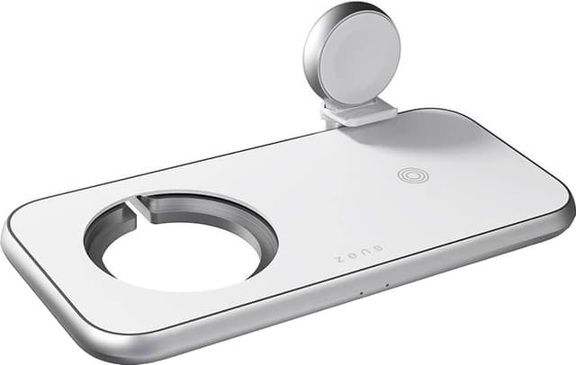 4in1 Laddare Designad för Magsafe 10W + Plats för Magsafe + USB-A + Apple Watch