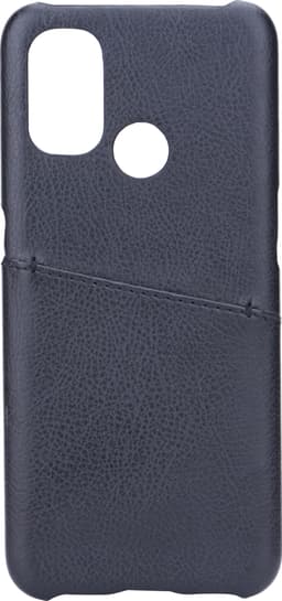 Onsala Oneplus Nord N100 skinndeksel med kortlomme (blå)