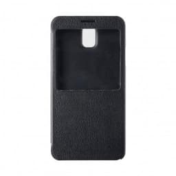 Xqisit, Flip Cover med fönster för Samsung Note 3 (Svart)