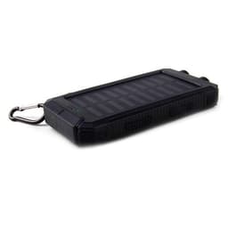 Powerbank 8000mAh med Solcellsladdning - Svart